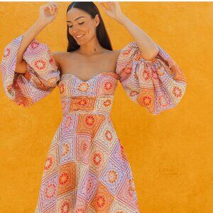 Sundress Brand St Tropez Linen Maxi Dress